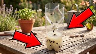 House Flies and Fruit Flies Can't Resist This Trap! Get Rid of Flies Fast!
