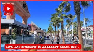 🔴LIVE: Las Americas Tenerife today.. STUNNING, but…ISSUES need sorting! 👀