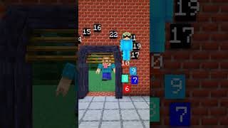 Escape The MONSTER... #minecraft #shorts