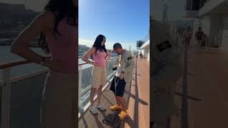 Cruise ship vacation gone wrong 😅 #couple #comedy  #travel #shorts