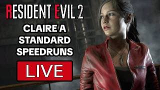 RE2 Remake Claire A Standard Speedrun Derust | !tournament !wedding
