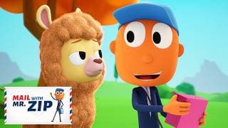 Mr. ZIP's Llama Medicine Delivery! | Mail with Mr. ZIP | Fun Videos for Kids & Families