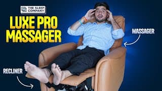 I Bought Best Recliner Sofa 😲 The Sleep Company Luxe pro massager Review ||