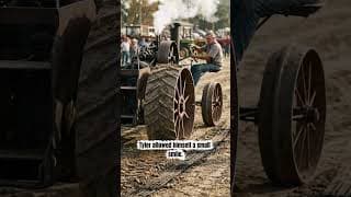 He brought a 1915 tractor to a pulling contest