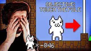 So I played the OG RAGEBAIT game and completely lost it.. (Cat Mario)