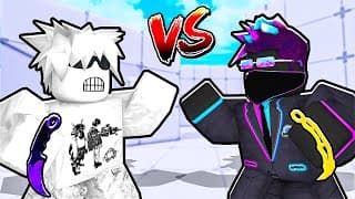 I challenged THE #1 KNIFE PLAYER in Roblox Rivals!