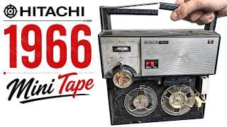 1966 ⚙️ RESTORATION & Repair ✅ VINTAGE TAPE Recorder | HITACHI trq-310 📼 Sound from 60s!