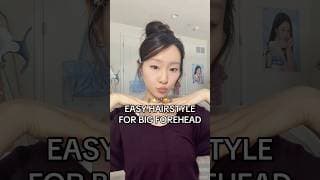 BIG FOREHEAD HAIRSTYLE that’s easy and so #kawaii 😍⭐️ stay confident baddies #hairstyles #hairinspo