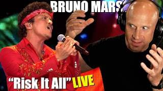 Bruno is stunning LIVE! Reaction & Analysis "Risk It All" - The Romantic Tour