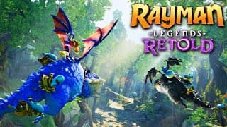 Rayman Legends Retold - All NEW Dragon Flight Levels [4K60FPS]