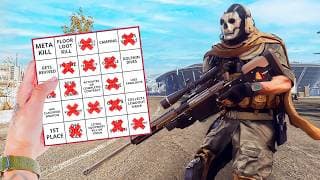 SOLO WARZONE BINGO is BACK and it's stressful