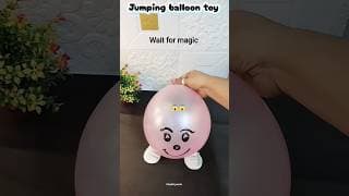 Diy fun jumping balloon toy🎈 Craft activity for kids😍#shorts #youtubeshorts # #kidscraft #funny #diy