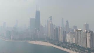 Watch: Wildfire smoke blankets cities across U.S., Canada