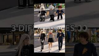 Roblox Avatars in Real Life with Differences #shorts #roblox #brookhaven