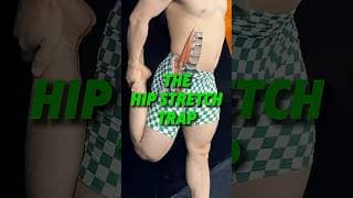 Stop stretching your tight hips. 🛑 #hipmobility #posturecorrection #movement #fitnesstips #reels