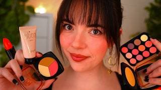 ASMR Doing Your Makeup with FAKE PRODUCTS 💄🥸 (layered sounds, slow)