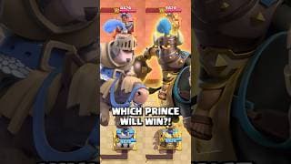 Is Hero Dark Prince Better Than Prince? 🤔 #clashroyale #shorts