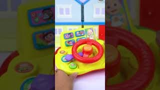 Satisfying CoComelon Learning Steering Wheel Toy Unboxing 🌈🎧 | Fun Playset Sounds #asmr