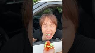 Epic 24-Hour Asking Strangers for Food Challenge! 😱🍜##24HourChallenge #Food #challenge
