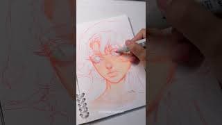Drawing acrylic markers on Notebook ? #shorts