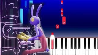 Jax Plays Daisy Bell on The Piano - The Amazing Digital Circus (Piano Tutorial)