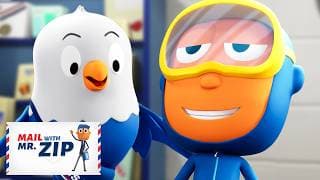 NEW! 📬 Mr. ZIP's New Drip 👕👖 | Mail with Mr.ZIP | Fun Cartoons for Kids & Families