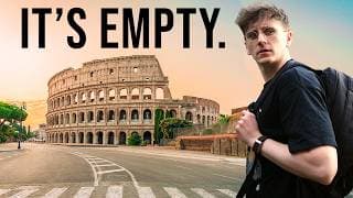 Exploring Rome Alone At 5am