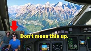 REAL Airline Pilot vs. Microsoft Flight Simulator (Severe Terrain)