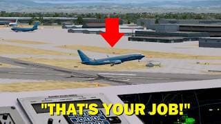 Losing IQ Points as Air Traffic Controller in Flight Simulator X (Multiplayer)