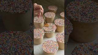 Making dot cakes
