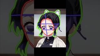 How to Draw Shinobu from Demon slayer ✨#ytshorts #tutorial