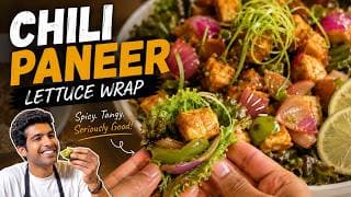 I Made Chili Paneer This Way - Served with Lettuce Wraps (The Result is Amazing)