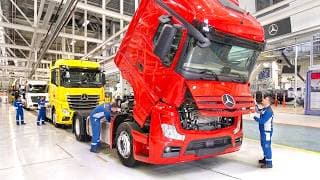 Inside Massive Billions $ Mercedes Benz Factories Producing Powerful Trucks From Scratch