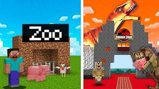 ZOO MINECRAFT DE NOOB VS PRO !