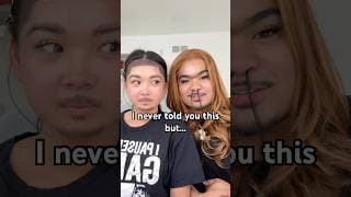 I never told you this but… #makeup #trend #couple #funny
