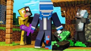 Running From My Infected Friends In Minecraft