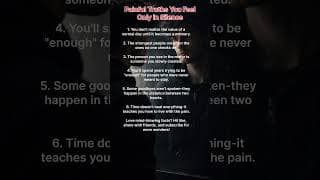 6 Painful Truths You Only Feel in Silence
