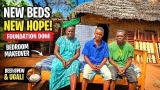 We Bought New Beds! 🏡 Dream Home Foundation Complete | Beef Stew & Ugali |Home transformation