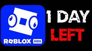 Roblox Kids, Roblox Has 1 Day Left..