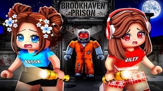 We Spent 24 Hours OVERNIGHT In A HAUNTED PRISON..(Brookhaven)