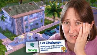 I built an ABANDONED apartment complex in The Sims 4