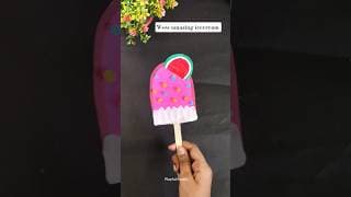 Diy amazing icecream toy craft ideas for kids 🍦😱 #youtubeshorts #shorts #kidscraft #funny #kids #diy