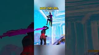 What they see vs What they don't see.. 👀🎮 #fortnite