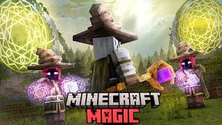 Can 100 Players Survive Magical Minecraft?