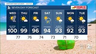 WMAR-2 News Dylan Robichaud Tuesday night weather