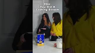 When You Record A Cooking Stream With Your Friends (GONE WRONG) #shorts