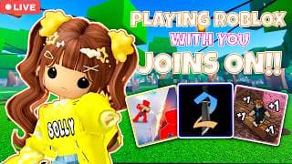 🔴 Let's Play Roblox Together! **JOINS ON!** - LIVE!