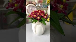 DIY flower pot #shorts #handmade #flowerpot #craftideas #bestoutofwaste