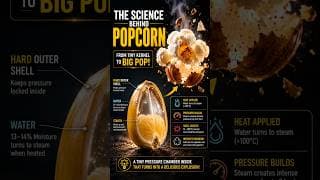 How Does a Corn Kernel Turn Into Popcorn? 🍿😳