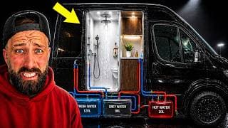Fitting A Bathroom In This Campervan Was Nearly Impossible